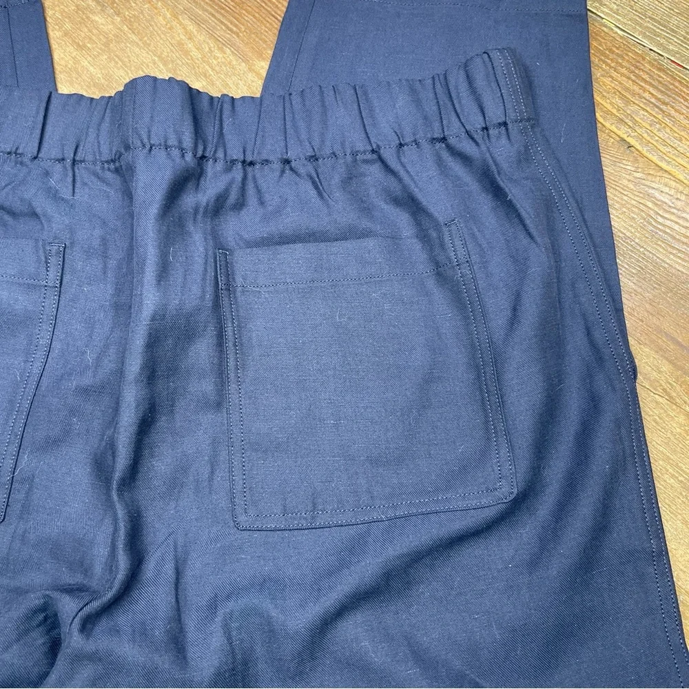 New ~Banana Republic Women's Navy Blue Linen Pants Size XL